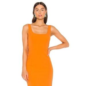 Bardot Chiara Mandarin Orange Dress